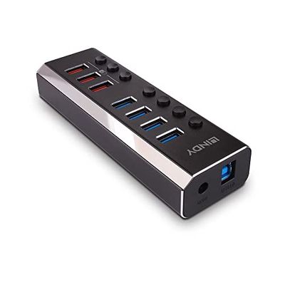 Hub USB 3.0 4 Ports avec 3 Ports Quick Charge 3.0