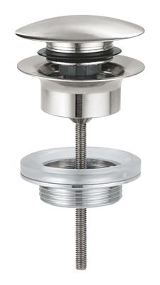Grohe 65807DC0 65807DC0 - Vaciador automático 1 1/4", Supersteel, 1,00