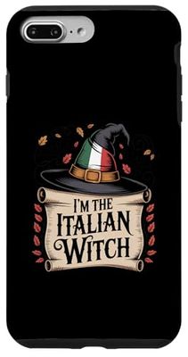 I'm The Italian Witch Italy Flag Halloween Costume Spooky Case for iPhone 7 Plus/8 Plus