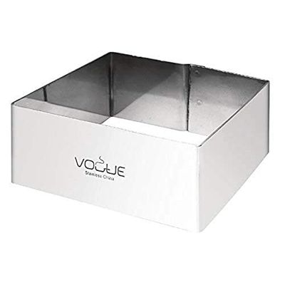 VOGUE cf166 cuadrado Mousse anillos, tamaño: 80 mm x 80 mm, 35 mm de profundidad