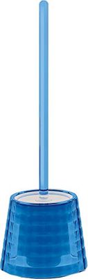 Gedy Glady Toilet Brush Holder, Thermoplastic Resin, Blue, 13.2 x 13.2 x 40.5