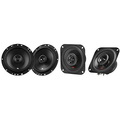 JBL Stage1 61F Set di Altoparlanti Auto a 2 Vie di Harman Kardon - Casse Auto 16,5cm | 165mm | 6,5 pollici da 200 watt - 40 watt RMS & Stage2 424 2-Vie Altoparlanti Auto Sistema di Harman Kardon