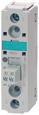 Siemens 3RF2130–1 AA02-halfgeleider relais met schroefklemmen, wit, 22,5 mm