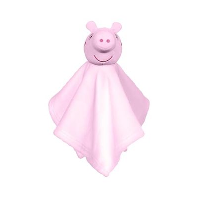 Character World Couverture Officielle Peppa Pig pour bébés et Tout-Petits, Couverture de sécurité Douillette pour Nouveau-nés, Nourrissons, Tout-Petits, siège Auto, Landau, Chambre d'enfant, Rose
