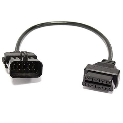 BeMatik - OBD2 10-pins diagnosekabel compatibel met Opel