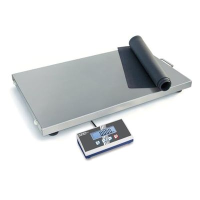 Pakket- en officiersweegschaal met extra groot weegoppervlak [kern EOS 300K100XL] precisie tot 100 g, weegbereik max. 300 kg.