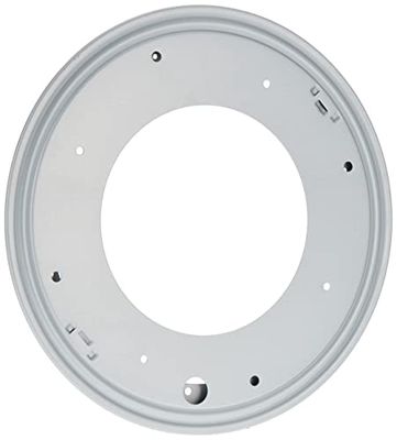 Shepherd Hardware 9546 Lazy Susan vierkante platenspeler, 3 inch, metaal, wit, 12 inch