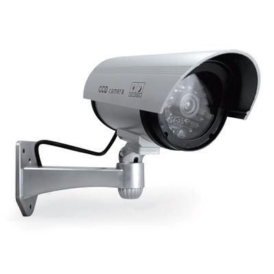 Avidsen 123054 Exterior Negro, Plata - Cámara de vigilancia (Exterior, Negro, Plata, Pared, 180°, Alámbrico)