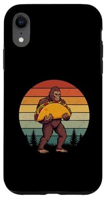 Bigfoot Carrying Taco Funny Cinco de Mayo Sasquatch Case for iPhone XR