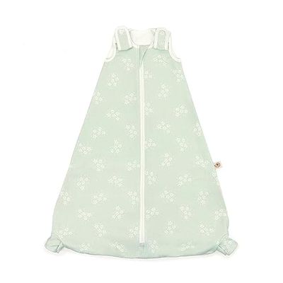 Ergobaby Saco de Dormir Bebe, Algodón, dormir verano - TOG 0.5, Starry Mint, 68.5 83.5 cm, 6 18 Meses