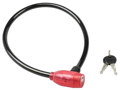Burg-Wächter 330 65 Fun Stalen kabelslot, automatisch sluitend, 2 sleutels, lengte: 65 cm