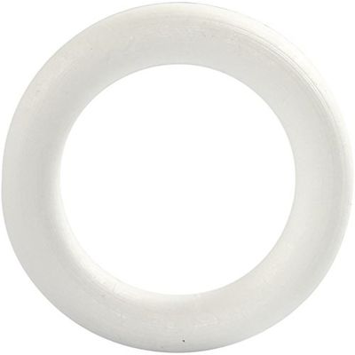 Creativ Anneau en polystyrène, blanc