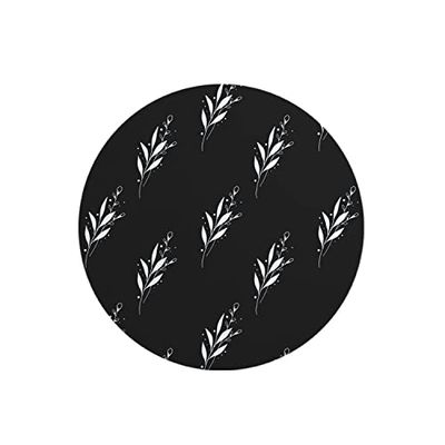 Questo Casa, Round Digital Printed Mouse Pad, Non-Slip Base, for Office and Home, Diameter:22cm
