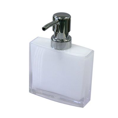 Axentia 282322 - Dispensador de loción y de jabón, Color Blanco