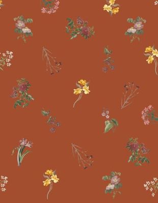 Vintage Floral Journal: Vintage Notebook