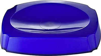 GRUND z22020303 Neon Porta saponetta 14,4 x 10,4 x 3 cm Blu Accessori, Acrilico, 14,4 x 10,4 x 3 cm