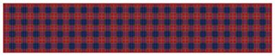 Doge Milano Chemin de cuisine, 100% Made in Italy, Tapis antitache avec impression numérique, Chemin de table antidérapant et lavable, Modèle Tartan - Daniel, cm 280x52