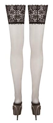 Cottelli Legwear Crotchless Pantyhose Black 2