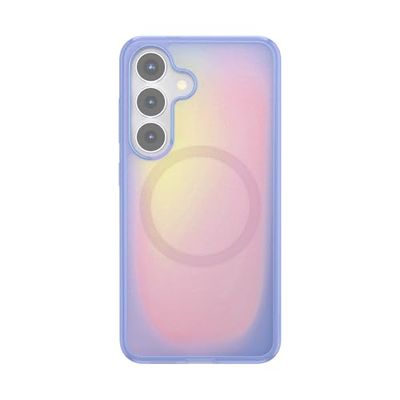 PopSockets Custodia per Samsung Galaxy S25 compatibile con MagSafe, custodia per telefono per Galaxy S25, ricarica wireless compatibile - Aura