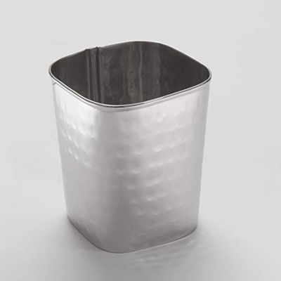 American Metalcraft Fch35 - Tazza Quadrata Martellata, in Acciaio Inox, Capacità 12 Oz, Altezza 3-1/2', Larghezza 3-1/4', Lunghezza 3-1/4