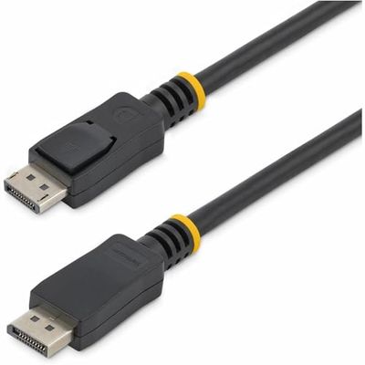 StarTech.com Cable de 3m DisplayPort 1.2 - Cable DisplayPort 4K x 2K Ultra HD Certificado por VESA - Cable DP a DP para Monitor - con Conectores DP con Pestillo (DISPL3M)