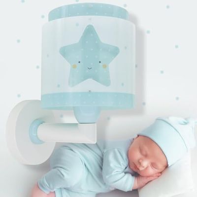 Dalber Applique murale enfant Baby Dreams Etoile Bleu, 76019T, E27