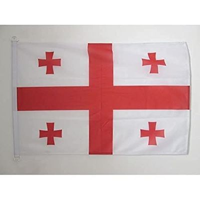 Pavillon nautique Géorgie 45x30cm - Drapeau de bateau géorgien 30 x 45 cm - AZ FLAG