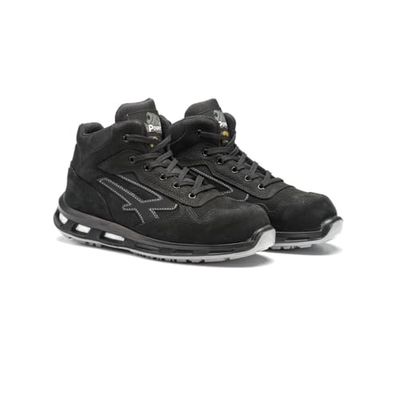 U-Power Red Lion Lift, Safety Shoes, sapatos de segurança, altos, leves e flexíveis, anti-perfuração, com inserção Infinergy, com biqueira de alumínio, cinzento 43