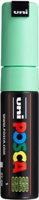 Faber-Castell uni-ball 182666 - Marcador POSCA con punta de cuña ancha, verde claro