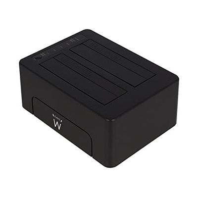 Dock Station Dual 2.5"-3.5" USB 3.1, Compatible con Discos Duros, Transferencia de Datos rápida y fácil Acceso, Ideal para Almacenamiento Externo.