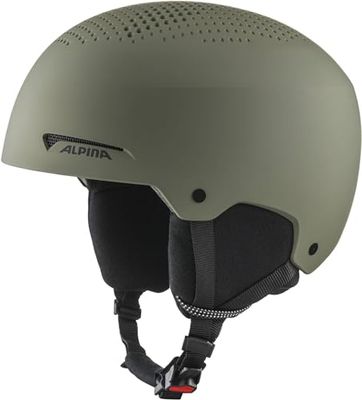Alpina Unisex volwassenen ARBER skihelmen, olijfmat, 54-58
