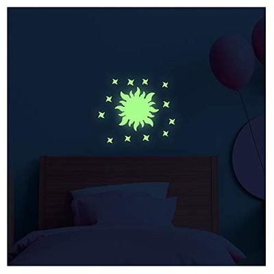 Sun Glow in the Dark Sticker 20 x 20 cm