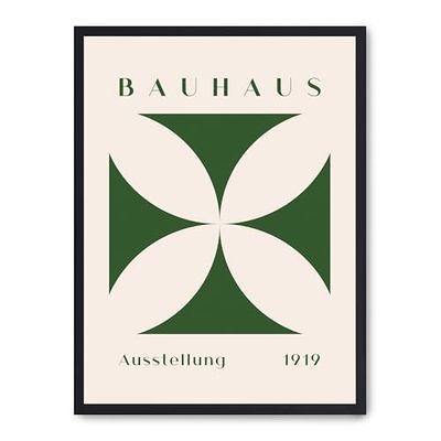 AlexandreHouse Tableau bauhaus vert fleur