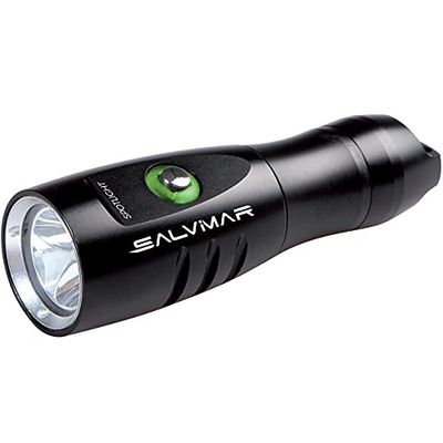 Salvimar Spotlight, zaklamp, unisex, volwassenen, zwart, uniek