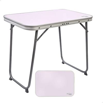 Aktive - Table de camping en aluminium, Mauve