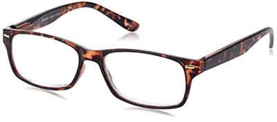 Robert Lunettes de lecture Reader en plastique avec charnière à ressort (+2,50, havanna)