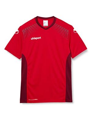 uhlsport Goal Trikot Ka, Maglietta Uomo, Rosso/bordeaux, 116