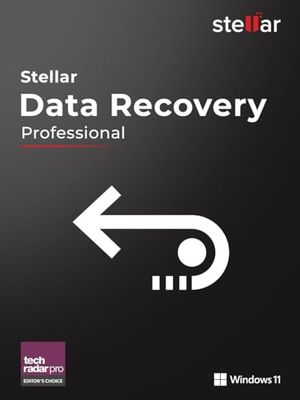 Stellar Data Recovery 11 - Software de recuperación de datos de Windows para recuperar datos perdidos | Premium | 1 Dispositivo | Código de activación PC enviado por email