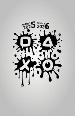 Diario Scuola 2025 2026: agenda scolastica giornaliera per studenti delle elementari, medie, superiori (Gamer)