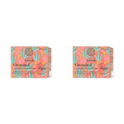 Natura Siberica C-BERRICA. Glow Day Face Cream (Pack of 2)