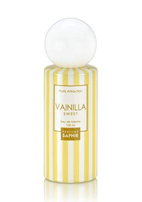 PARFUMS SAPHIR Fruit Attraction Vainille Eau de Parfum pour Femme, 100 ml