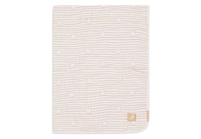 Jollein Babydeken, Nijntje Stripe Biscuit, 75 x 100 cm, 100% katoen, voor babywieg, mousselinedeken, 0,5 TOG, Oeko-Tex gecertificeerd