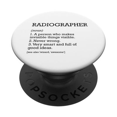 Radiógrafo Definición de trabajo Radiografía divertida personalizada PopSockets PopGrip Adhesivo