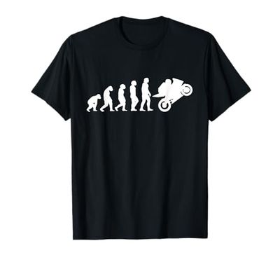 Evolución del hombre a motorista. Motoristas y moteros Camiseta