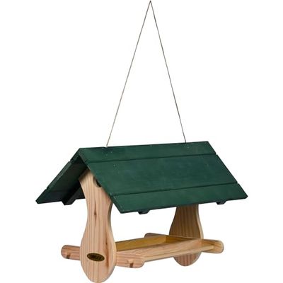 dobar Green Label® duży karmnik dla ptaków Nuuk ze sznurkiem do zawieszenia, karmnik dla dzikich ptaków, miejsce na karmę dla dzikich ptaków, 39 x 30 x 22 cm
