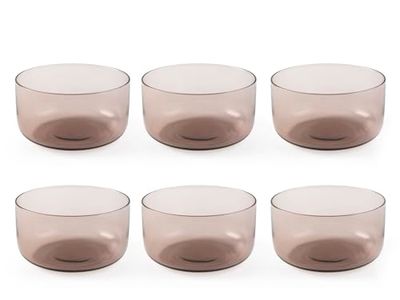H&h set 6 ciotoline nova rosa cl74