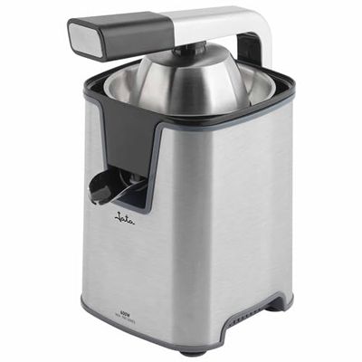 Jata JEEX1155 Presse-Agrumes électrique 600 W avec Bras, Double cône pour Tous Types de Fruits, démontable, Nettoyage Facile, Silencieux, Corps en Acier Inoxydable
