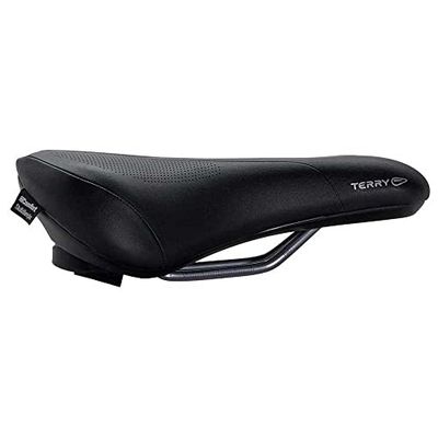 Terry Fisio GTC Gel Touring Woman siodełko z ramą stalową Light FeC i materiałem wierzchnim ClimaVent w kolorze czarnym, szerokość siedziska: 12 cm - 15 cm, 423 001 54
