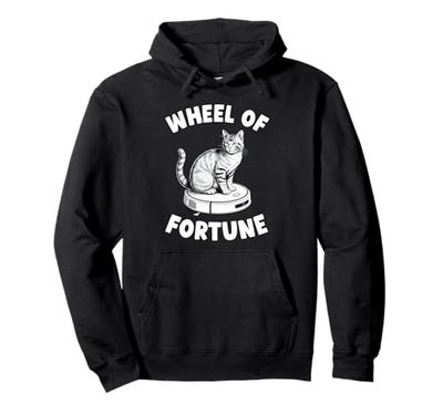 Wheel Of Fortune Robot Vacuum Cleaner Funny Cat Pullover Hoodie