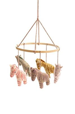 SMALLSTUFF - Hängande mobil - Multi Zebra
